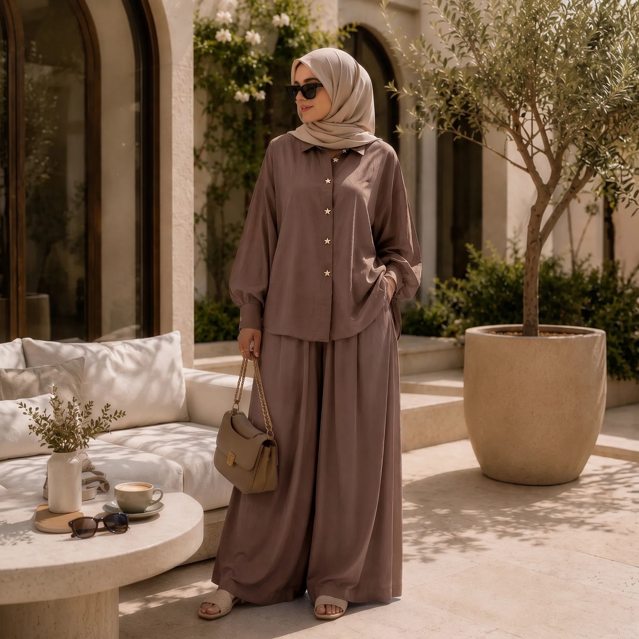 Ensemble 3070 Marron